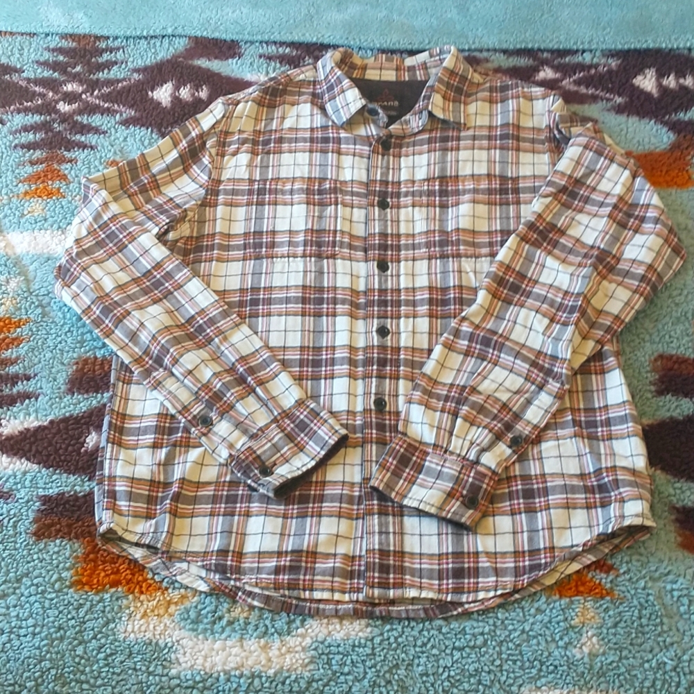 Prana Men's Flannel Medium
